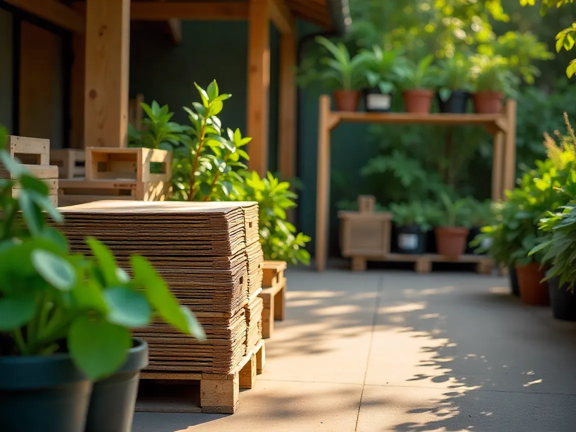 High-quality landscaping materials and plants selection