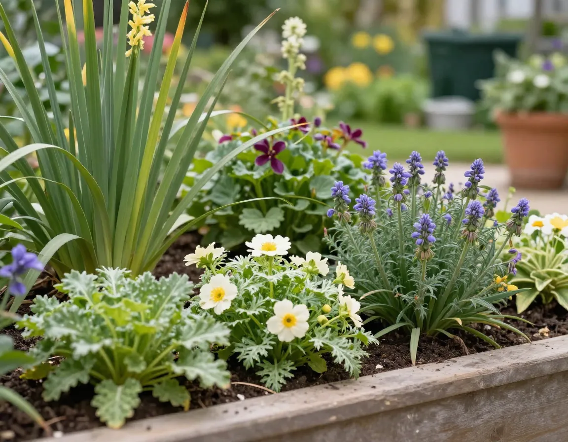 Seasonal garden planning with year-round color and interest